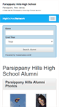 Mobile Screenshot of parsippanyhillshighschool.org