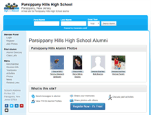 Tablet Screenshot of parsippanyhillshighschool.org